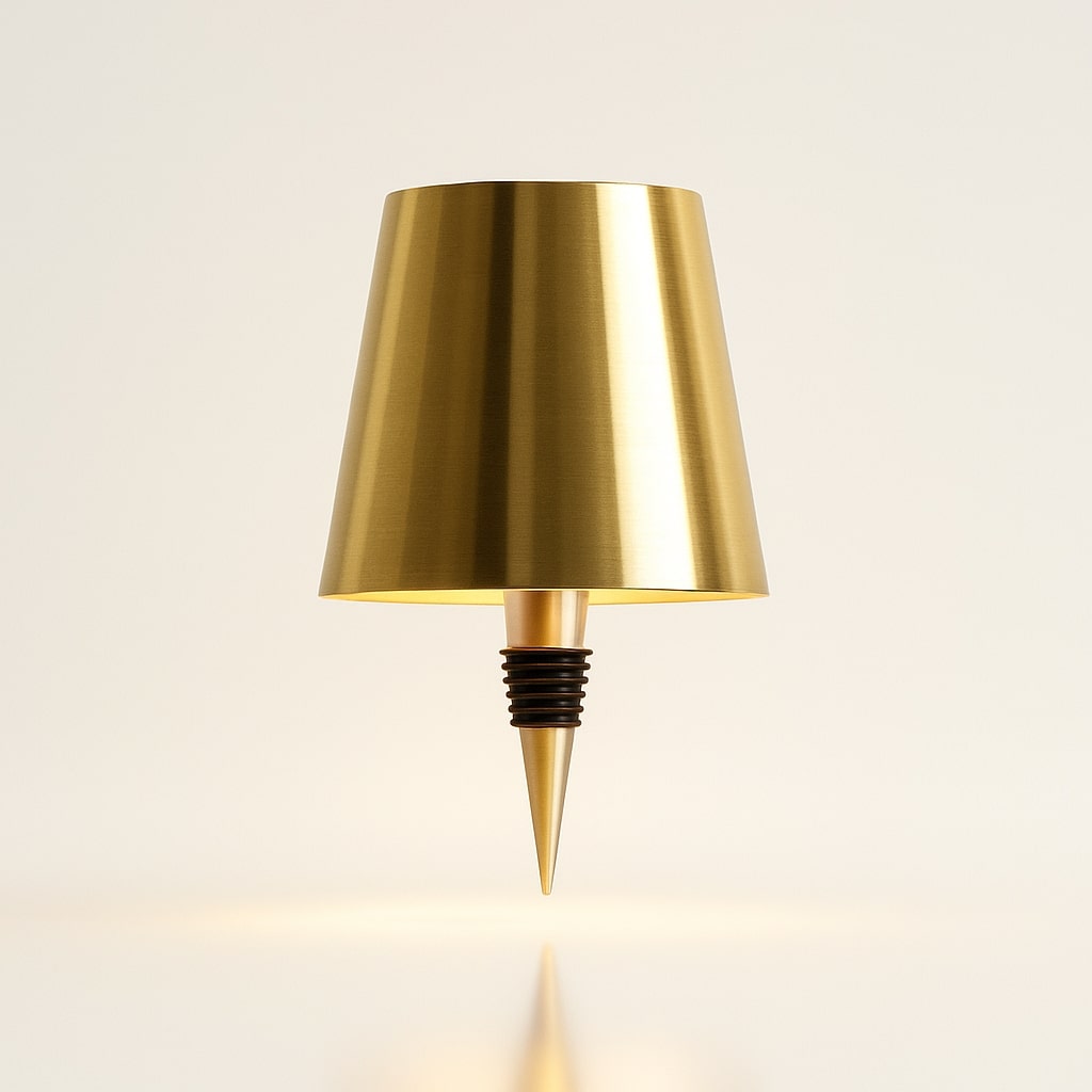 Bottle Light | Bottle as Table Lamp | Rechargeable Table Light | Bottle Cap | LumiBottle