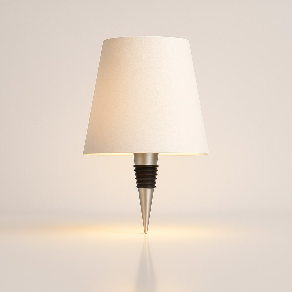 Bottle Light | Bottle as Table Lamp | Rechargeable Table Light | Bottle Cap | LumiBottle