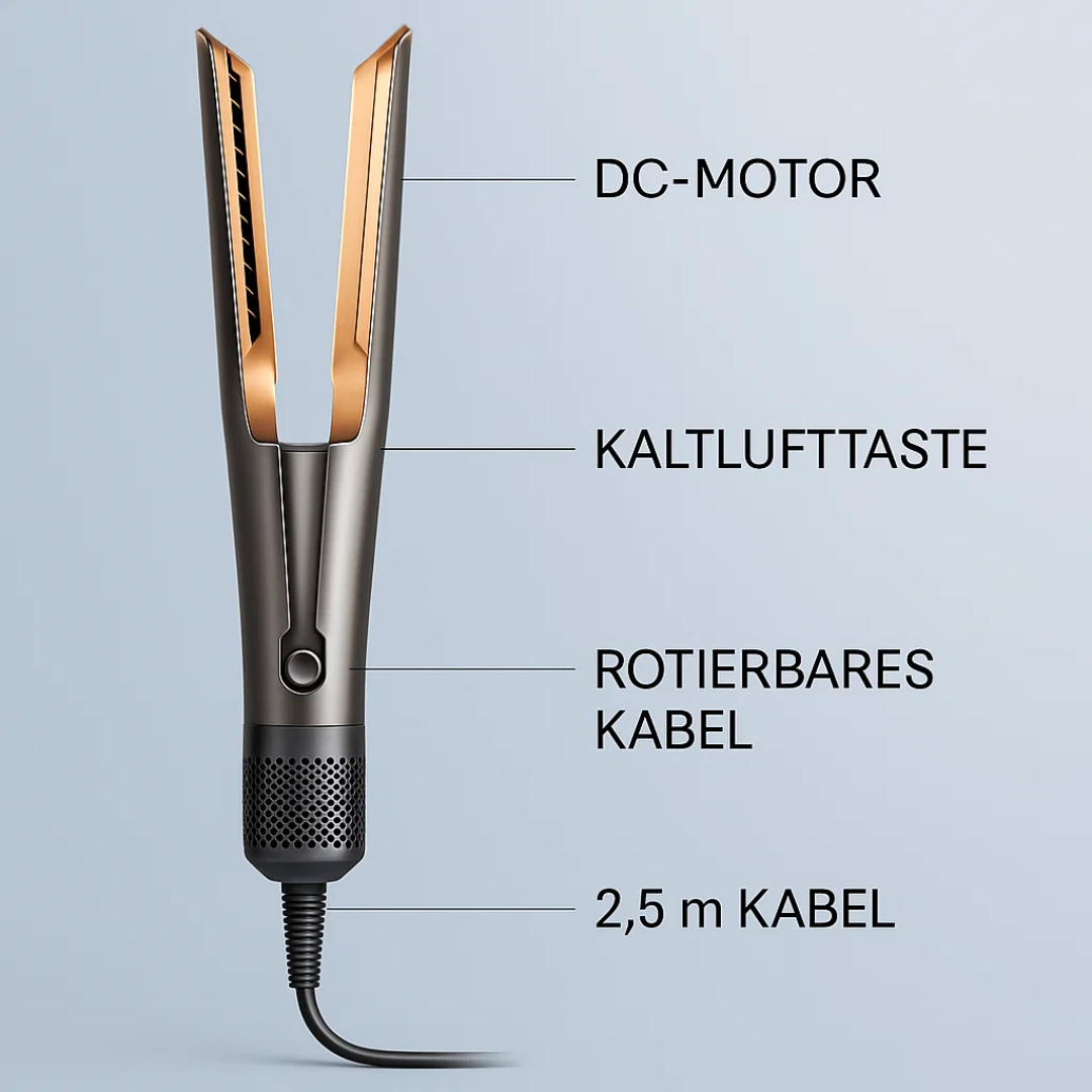 Hair Dryer & Straightener in 1 | 2 in 1 Hair Styler | Volyra