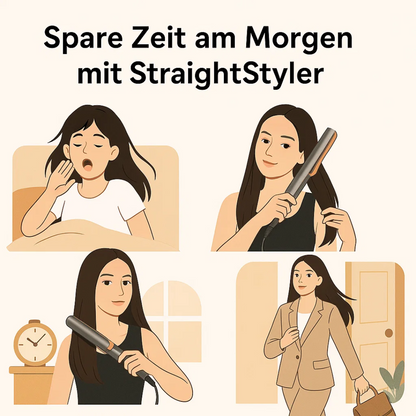 Hair Dryer & Straightener in 1 | 2 in 1 Hair Styler | Volyra