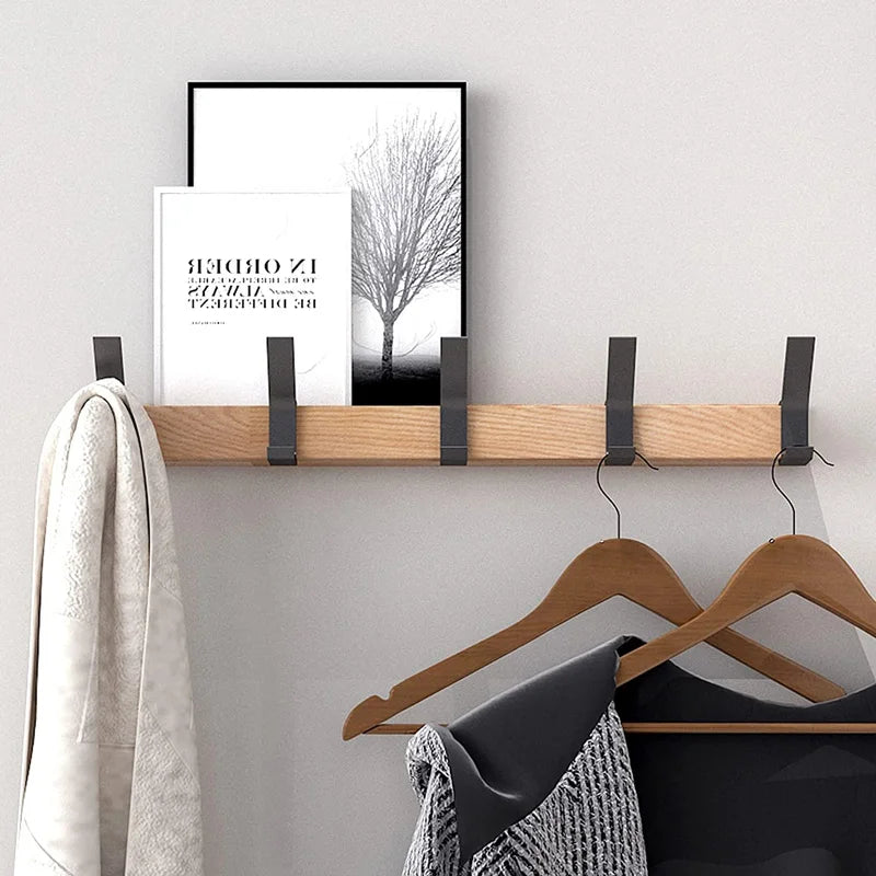 Coat Hook | Modern Coat Rack | Wooden Wall Coat Rack | NordHaken