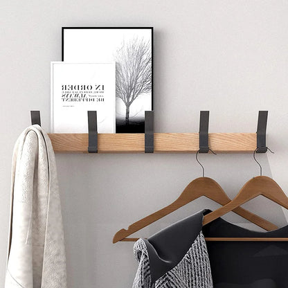 Coat Hook | Modern Coat Rack | Wooden Wall Coat Rack | NordHaken