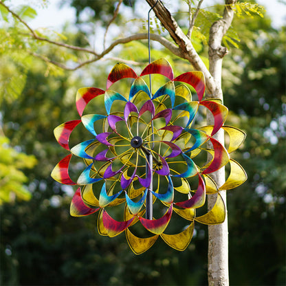 Garden Wind Spinner made of Metal | Wind Chime for Garden | Floravera