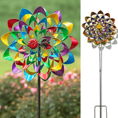Garden Wind Spinner made of Metal | Wind Chime for Garden | Floravera