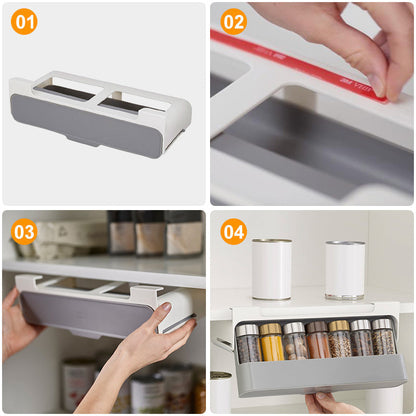 Spice Rack | Kitchen Organizer | Spice Organizer for Spice Storage | SpiceSort