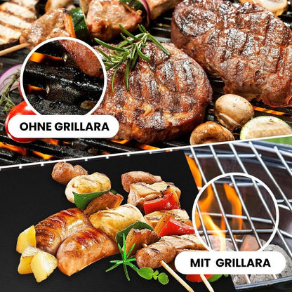 Grill Mat for Grill | Reusable Non-Stick BBQ Grill Mats (Set of 5) | Grillara
