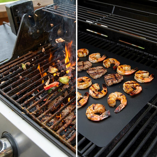 Grill Mat for Grill | Reusable Non-Stick BBQ Grill Mats (Set of 5) | Grillara