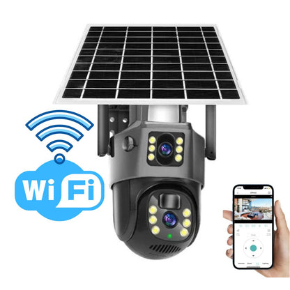 Outdoor Surveillance Camera | Wi-Fi Camera with Solar Panel | GuardVision