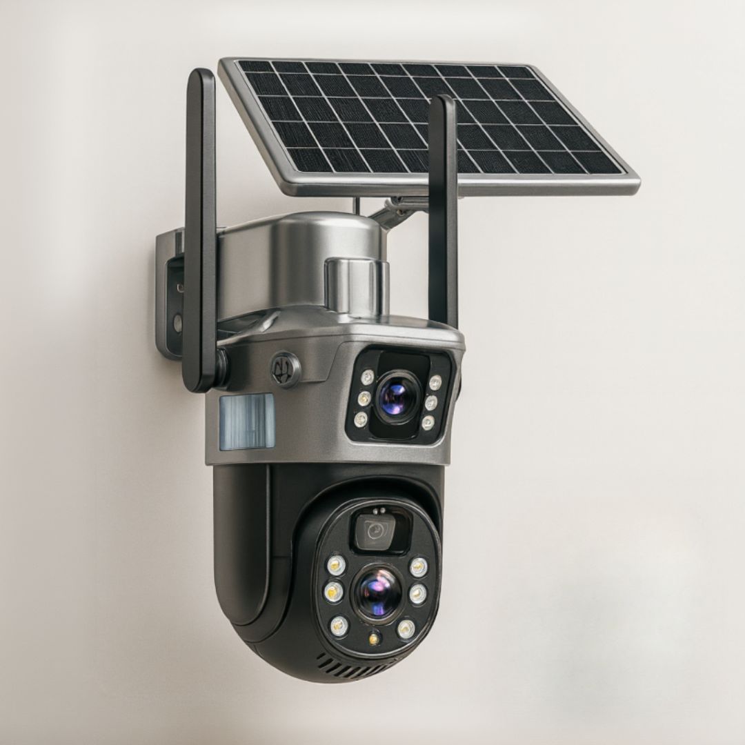 Außenüberwachungskamera | Wi-Fi-Kamera mit Solarpanel | GuardVision