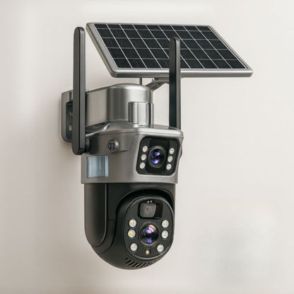 Außenüberwachungskamera | Wi-Fi-Kamera mit Solarpanel | GuardVision