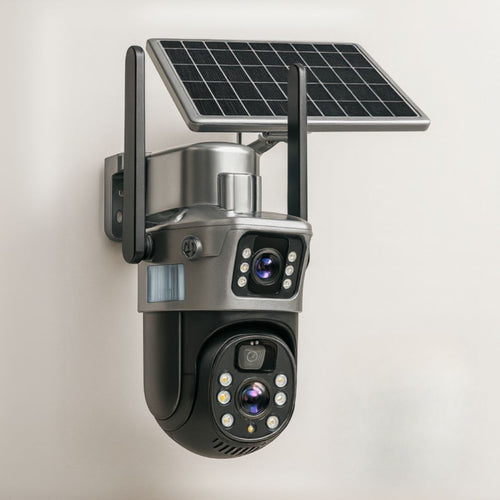 Außenüberwachungskamera | Wi-Fi-Kamera mit Solarpanel | GuardVision