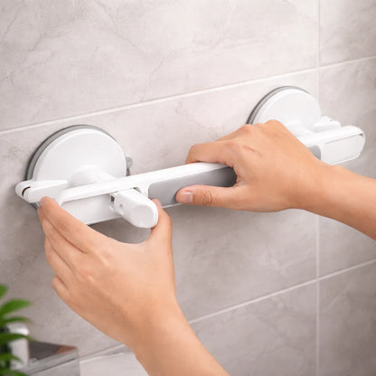 Grab bar for shower, bathtub, or toilet | Suction cup handle for seniors without drilling | SeniGrip