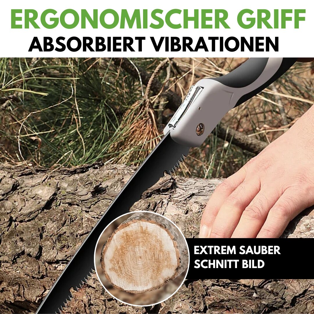 Hand Saw | Foldable Wood Saw & Knife in 1 | Folding Saw | Waldrix