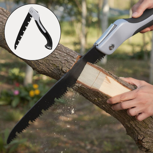 Handsägen | Faltbare Holzsäge & Messer in 1 | Klappsäge | Waldrix