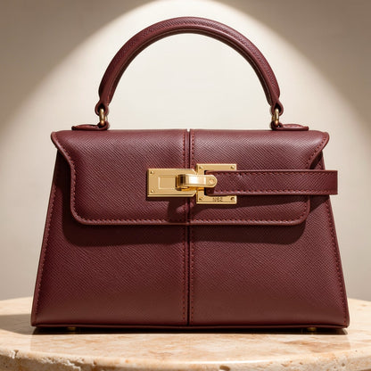 Handtasche für Damen | Leder Umhängetasche | Elvara