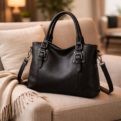 Handtasche für Frauen | Leder Umhängetasche | Schultertasche | Lunava