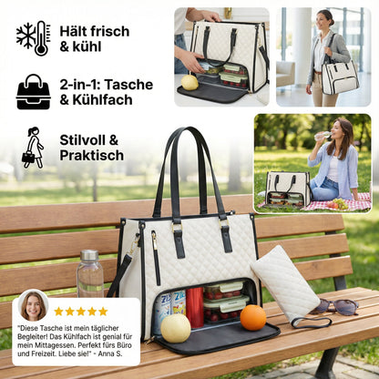 Handbag with Cooling Compartment for Women | Shoulder Bag with Cooling Function | FreshLuxe