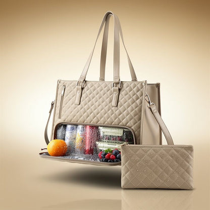 Handbag with Cooling Compartment for Women | Shoulder Bag with Cooling Function | FreshLuxe