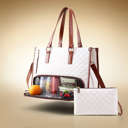 Handbag with Cooling Compartment for Women | Shoulder Bag with Cooling Function | FreshLuxe