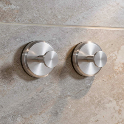 Towel Hooks Without Drilling | Hooks with Suction Cup for Bathroom | Haltrex