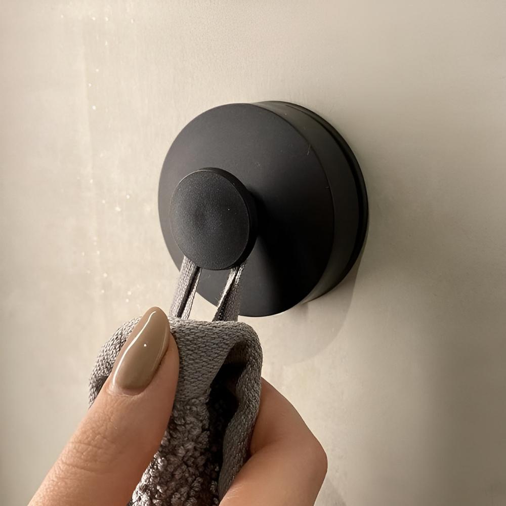 Towel Hooks Without Drilling | Hooks with Suction Cup for Bathroom | Haltrex