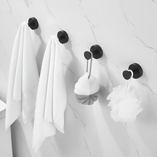 Towel Hooks Without Drilling | Hooks with Suction Cup for Bathroom | Haltrex