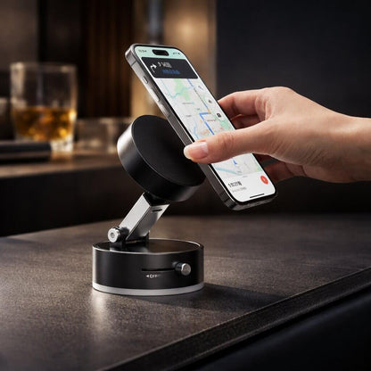 Car Phone Holder with Suction Cup | Magnetic Phone Holder with 360° Rotation | Vantrel