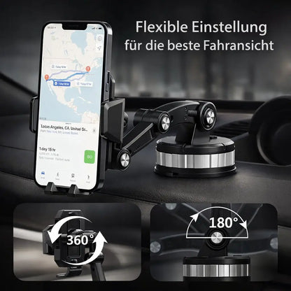 Car Phone Holder | Phone Holder with Suction Cup & 360° Rotation | LuxGrip