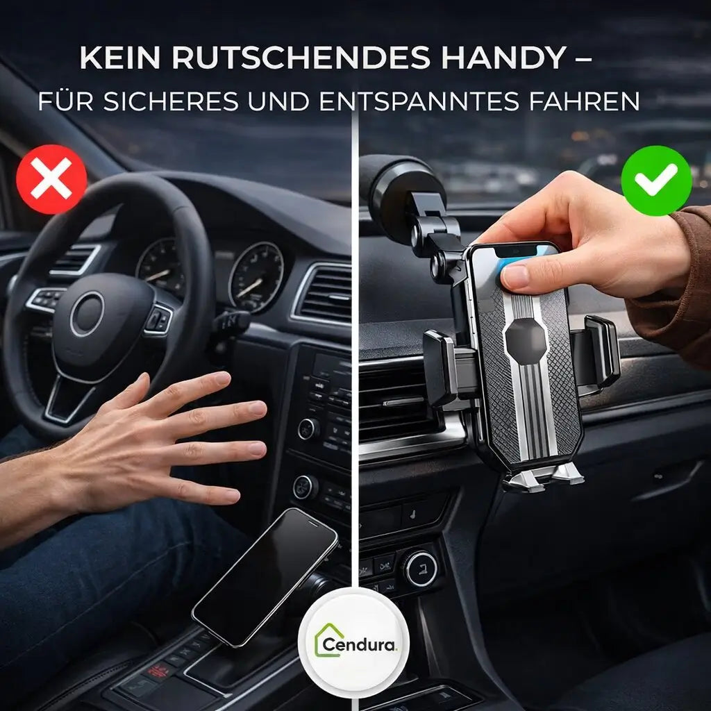 Car Phone Holder | Phone Holder with Suction Cup & 360° Rotation | LuxGrip