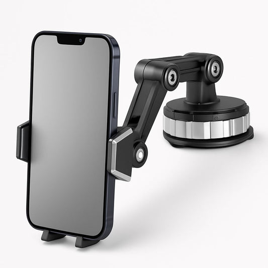Auto-Handyhalter | Handyhalter mit Saugnapf & 360°-Drehung | LuxGrip