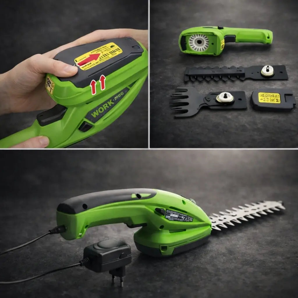 Cordless Hedge Trimmer | Grass Shear for Garden | GreenBlade