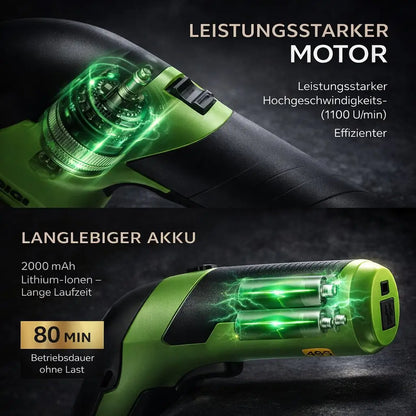 Akku-Heckenschneider | Grasschneider für den Garten | GreenBlade