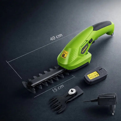 Cordless Hedge Trimmer | Grass Shear for Garden | GreenBlade