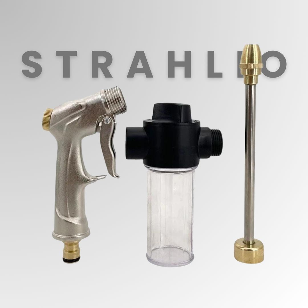 High-Pressure Cleaner for Garden Hose | High-Pressure Cleaner Attachment | Cleaning Devices | Strahlio