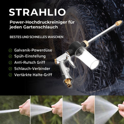 High-Pressure Cleaner for Garden Hose | High-Pressure Cleaner Attachment | Cleaning Devices | Strahlio