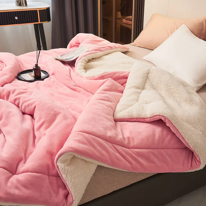 Fleece Blanket | Large Bed Blanket | Living Room Blanket | HugLuxe