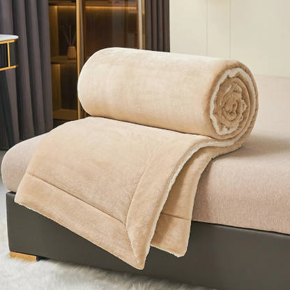 Fleece Blanket | Large Bed Blanket | Living Room Blanket | HugLuxe