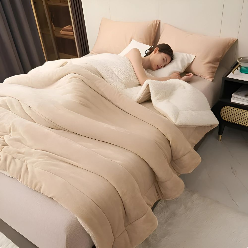 Fleece-Decke | Große Bettdecke | Wohnzimmerdecke | HugLuxe