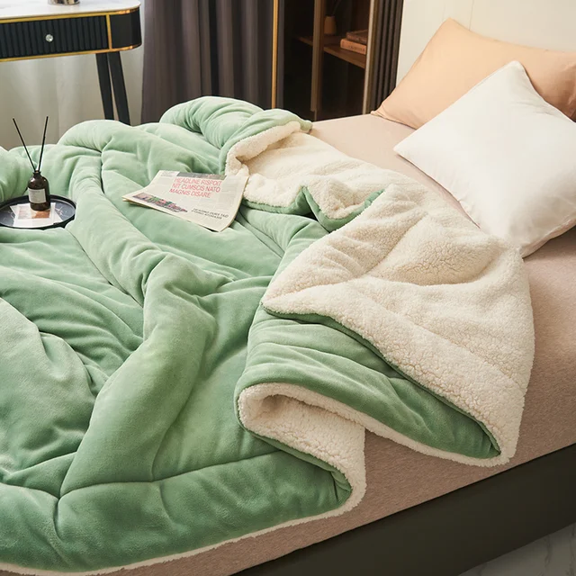 Fleece Blanket | Large Bed Blanket | Living Room Blanket | HugLuxe