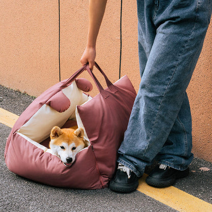 Dog Car Seat | Dog Seat for Back Seat | Dog Car Transport Box | Dog Box