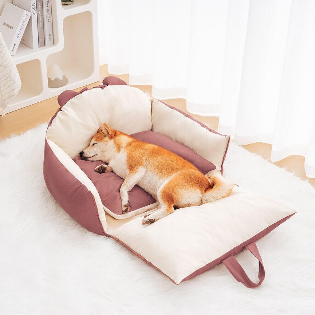 Dog Car Seat | Dog Seat for Back Seat | Dog Car Transport Box | Dog Box