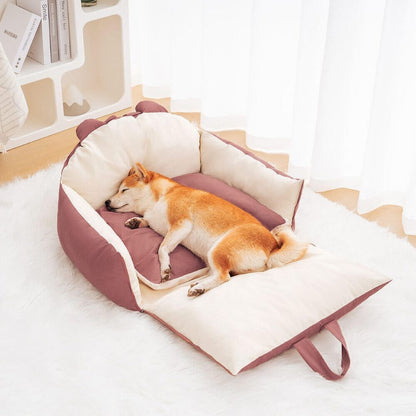 Dog Car Seat | Dog Seat for Back Seat | Dog Car Transport Box | Dog Box