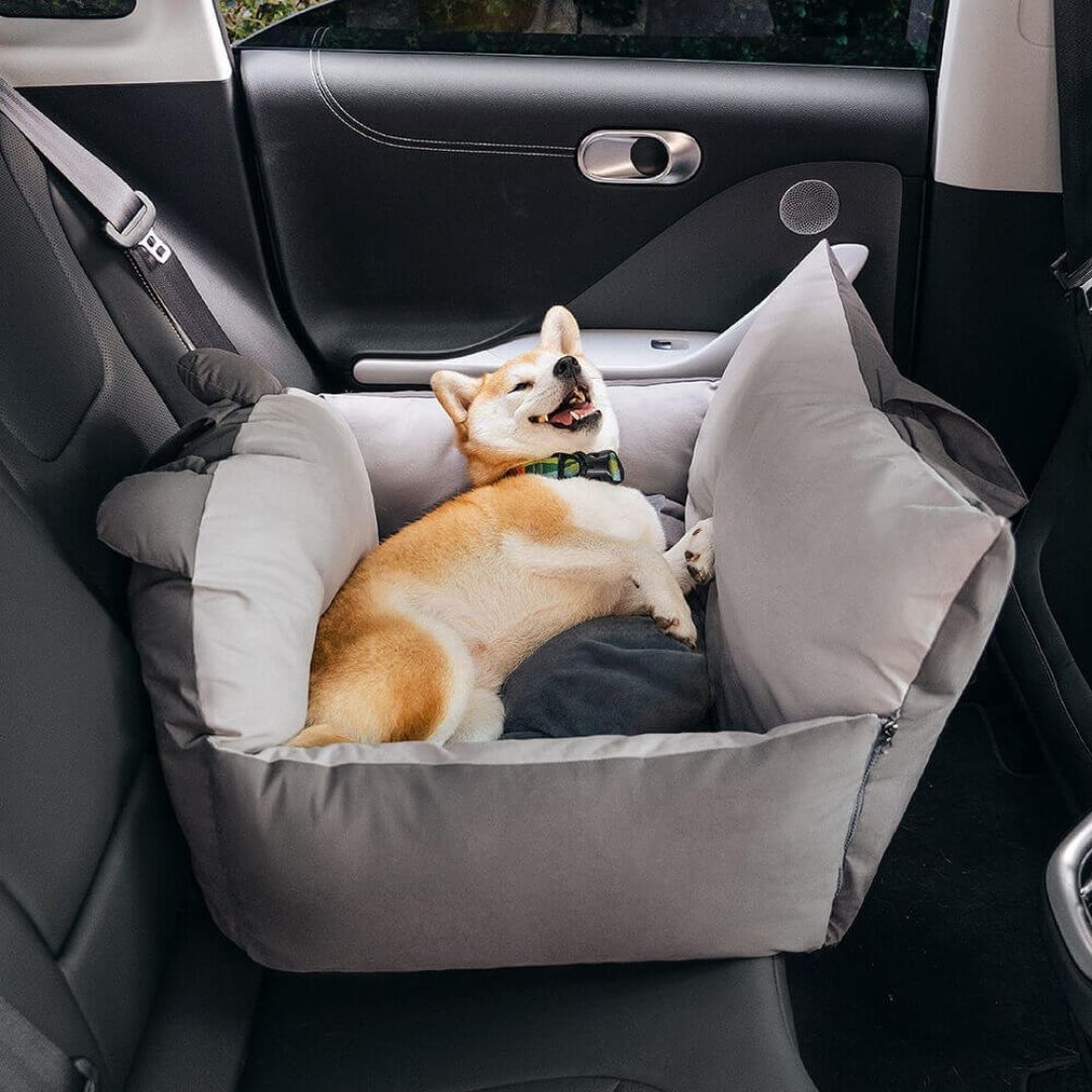 Dog Car Seat | Dog Seat for Back Seat | Dog Car Transport Box | Dog Box