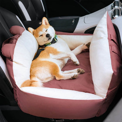 Hund Autositz | Hundesitz für die Rückbank | Hundetransportbox | Hundebox