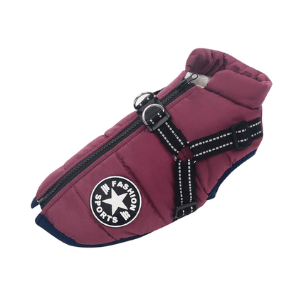 Dog Coat for Winter | Winter Coat for Dogs | Dog Jacket with Harness | Fur Coat