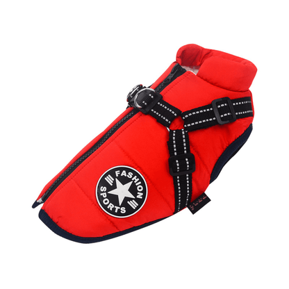 Dog Coat for Winter | Winter Coat for Dogs | Dog Jacket with Harness | Fur Coat