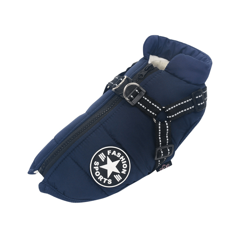 Dog Coat for Winter | Winter Coat for Dogs | Dog Jacket with Harness | Fur Coat