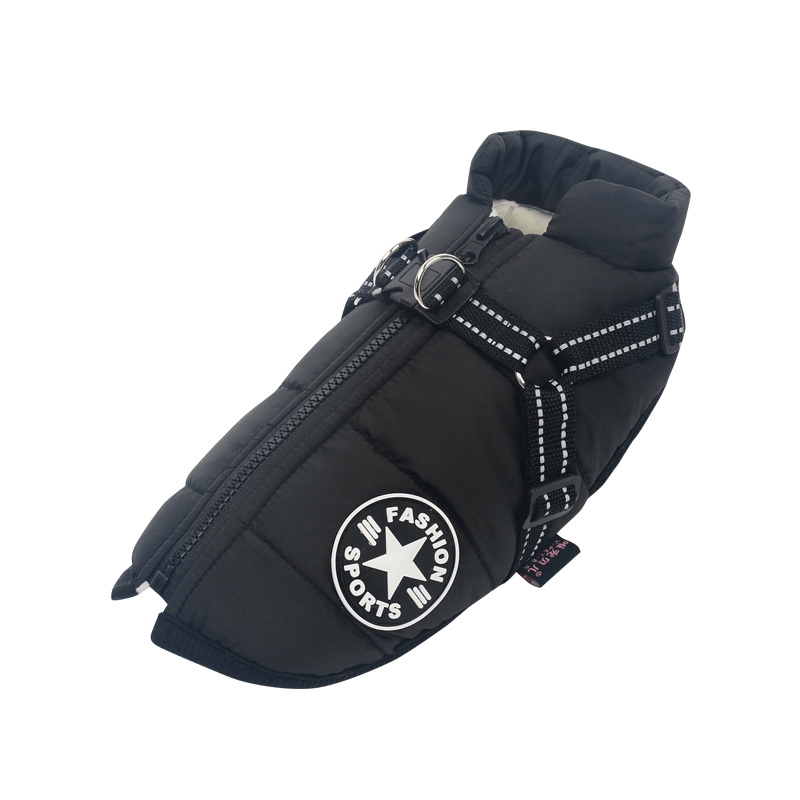Dog Coat for Winter | Winter Coat for Dogs | Dog Jacket with Harness | Fur Coat