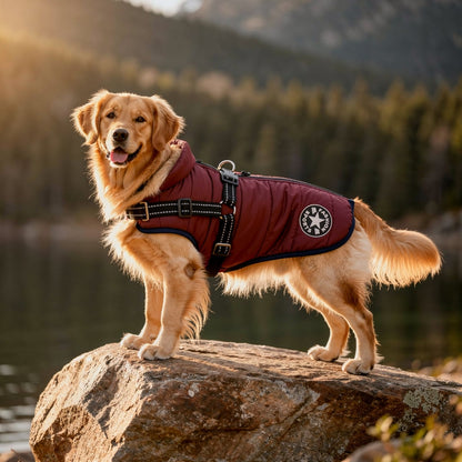 Dog Coat for Winter | Winter Coat for Dogs | Dog Jacket with Harness | Fur Coat