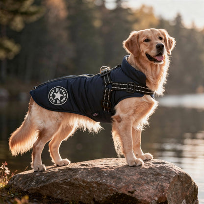 Dog Coat for Winter | Winter Coat for Dogs | Dog Jacket with Harness | Fur Coat
